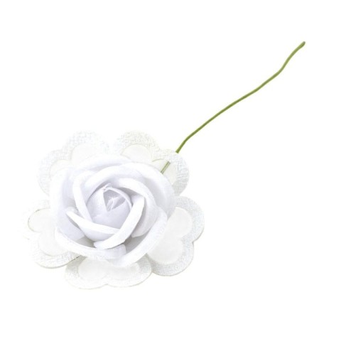 ROSA CUORI BIANCA D5